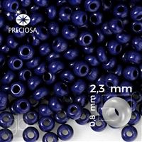Preciosa Rocailles 10/0 2,3 mm Blau (33080) 50 g