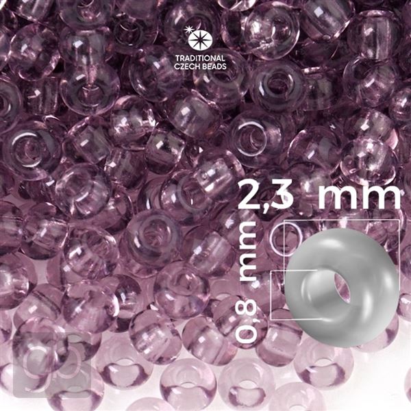 Preciosa Rocailles 10/0 2,3 mm Lila 20010 20 g