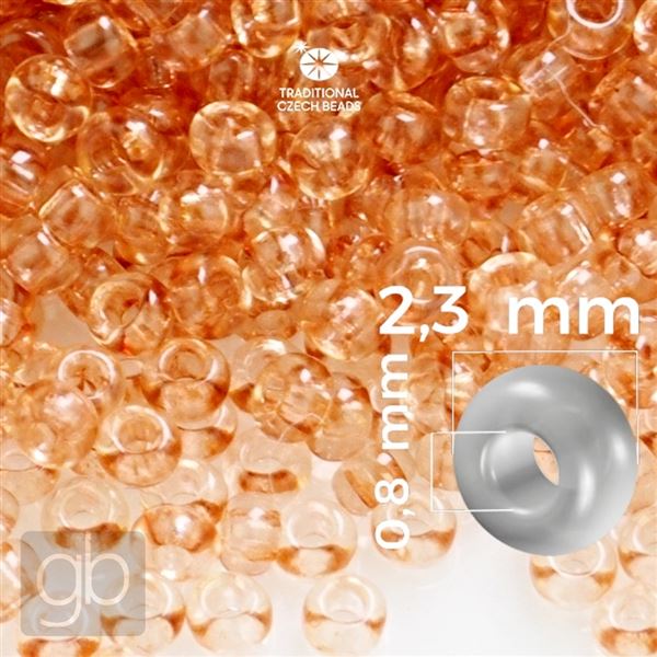 Preciosa Rocailles 10/0 2,3 mm Braun 01111 20 g