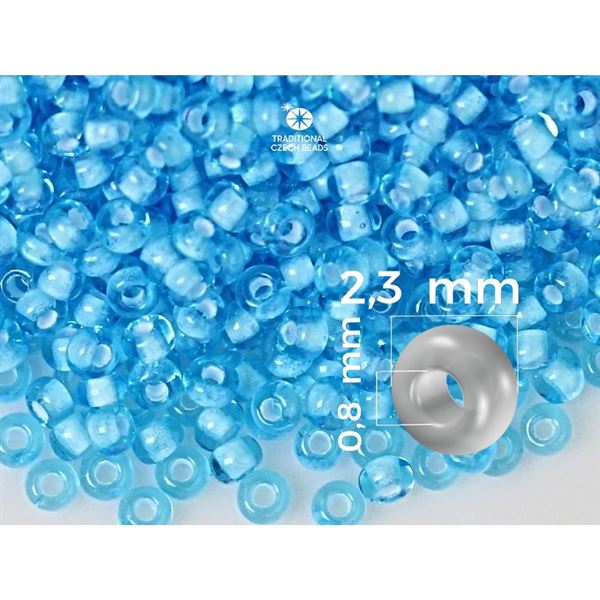 Preciosa Rocailles 10/0 2,3 mm Blau (65016) 20 g