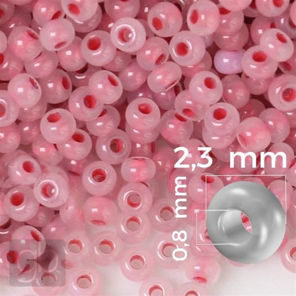 Preciosa Rocailles 10/0 2,3 mm Rosa 38694 20 g