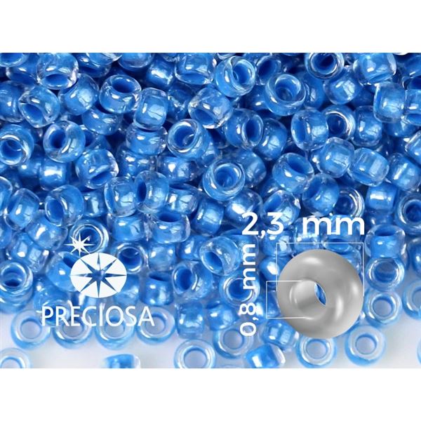 Preciosa Rocailles 10/0 2,3 mm Blau (PV10288) 20 g
