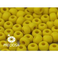 Preciosa Rocailles 1/0 6,6 mm Gelb Matt (83110) 20 g