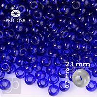 Preciosa Rocailles 11/0 2,1 mm Blau 30100 50 g