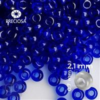 Preciosa Rocailles 11/0 2,1 mm Blau 60300 50 g