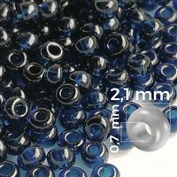 Preciosa Rocailles 11/0 2,1 mm Blau 60100 50 g