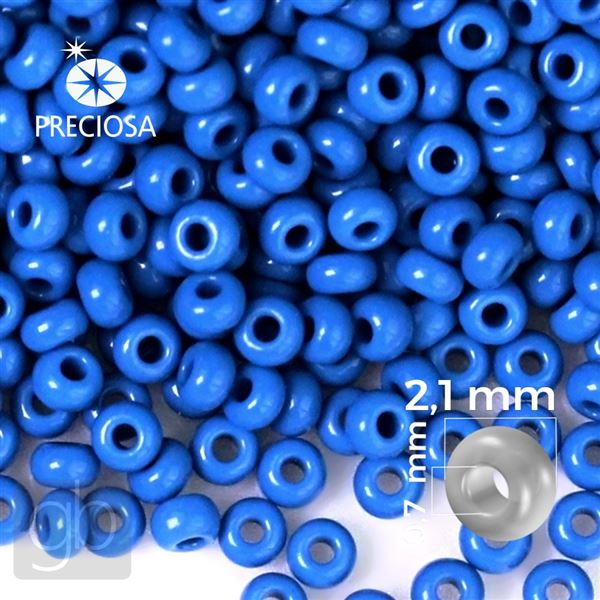 Preciosa Rocailles 11/0 2,1 mm Blau (33210) 50 g