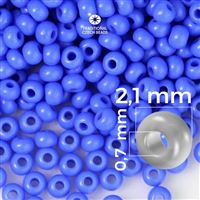 Preciosa Rocailles 11/0 2,1 mm Blau 33040 50 g