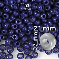 Preciosa Rocailles 11/0 2,1 mm Blau 33070 50 g