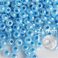 Preciosa Rocailles 11/0 2,1 mm Blau 37136 50 g