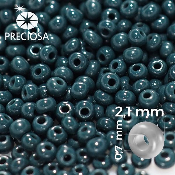 Preciosa Rocailles 11/0 2,1 mm Grn 53270 20 g