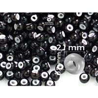 Preciosa CORNELIAN 11/0 2,1 mm Schwarz (23798) 50 g
