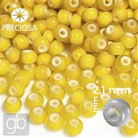 Preciosa CORNELIAN 11/0 2,1 mm Gelb 83701 50 g