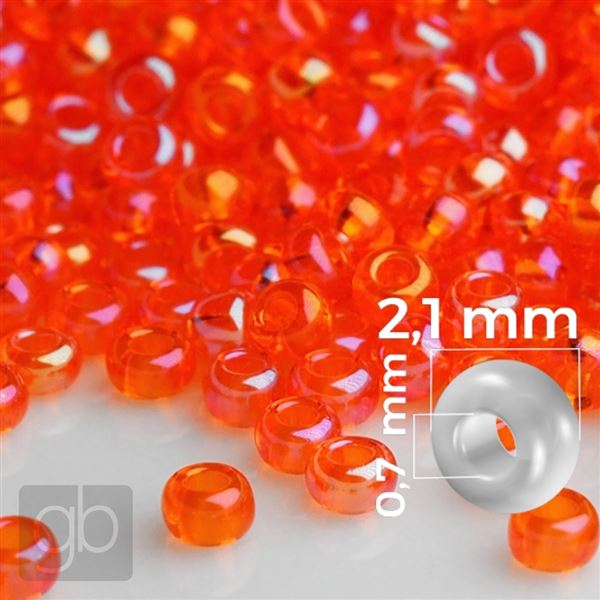 Preciosa Rocailles 11/0 2,1 mm Orange 91030 50 g