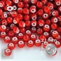 Preciosa rocailles CORNELIAN 11/0 2,1 mm Rot 93730 50 g