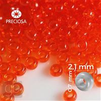 Preciosa Rocailles 11/0 2,1 mm Orange 90050 50 g