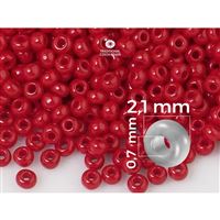 Preciosa Rocailles 11/0 2,1 mm Rot 93210 50 g