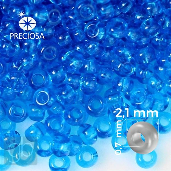 Preciosa Rocailles 11/0 2,1 mm Blau 60150 20 g