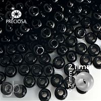 Preciosa Rocailles 11/0 2,1 mm Schwarz 23980 20 g