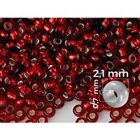 Preciosa Rocailles 11/0  2,1 mm Rot (97120) 20 g