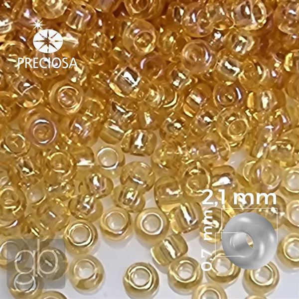 Preciosa Rocailles 11/0 2,1 mm Gelb 11050 20 g