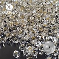 Preciosa Rocailles 11/0 2,1 mm Klar 78102 20 g