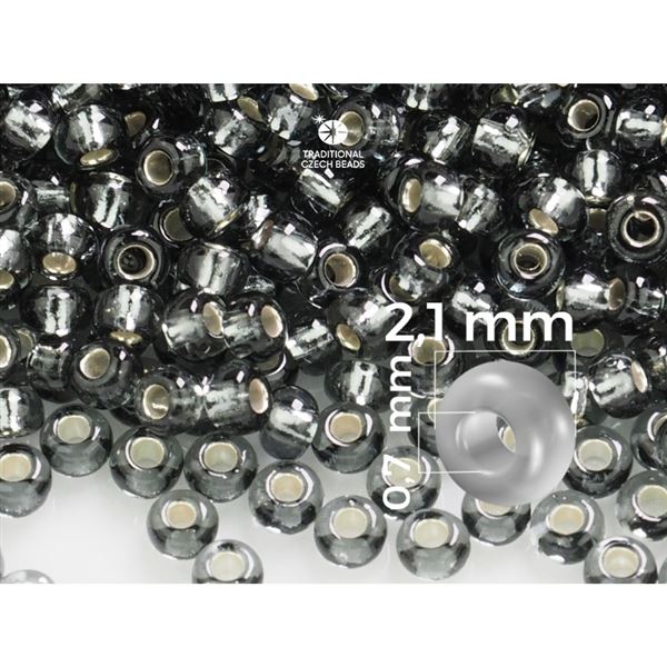 Preciosa Rocailles 11/0  2,1 mm Grau (47010) 20 g