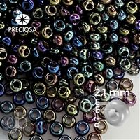 Preciosa Rocailles 11/0 2,1 mm Iris Blau 59135 50 g