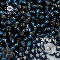 Preciosa Rocailles 11/0 2,1 mm Blau 67100 50 g