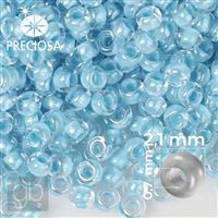 Preciosa Rocailles 11/0 2,1 mm Blau 38662 50 g