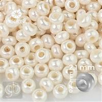 Preciosa Rocailles 11/0 2,1 mm Beige 46113 20 g