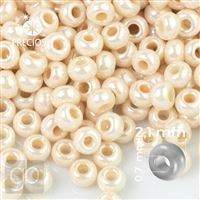 Preciosa Rocailles 11/0 2,1 mm Beige 46112 20 g