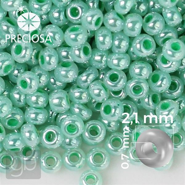 Preciosa Rocailles 11/0 2,1 mm Grn  37356 20 g