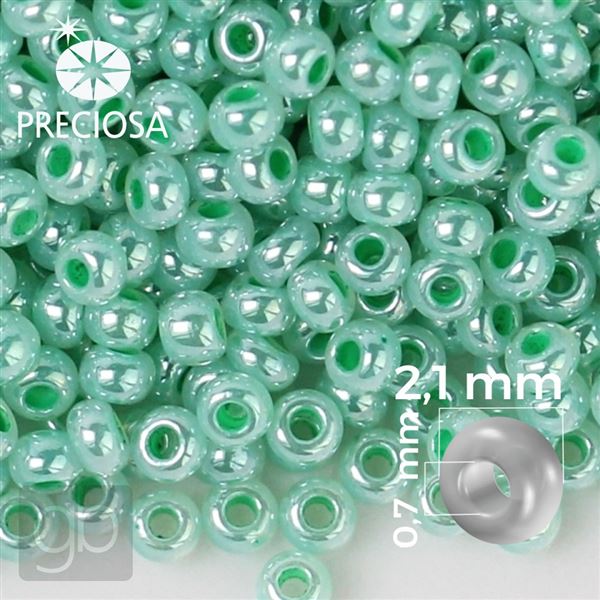 Preciosa Rocailles 11/0 2,1 mm Gr�n  37356 20 g