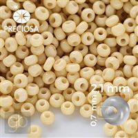 Preciosa Rocailles 11/0 2,1 mm Beige 03251 50 g