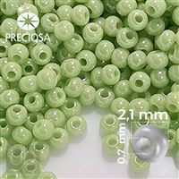 Preciosa Rocailles 11/0 2,1 mm Grün 53411 50 g