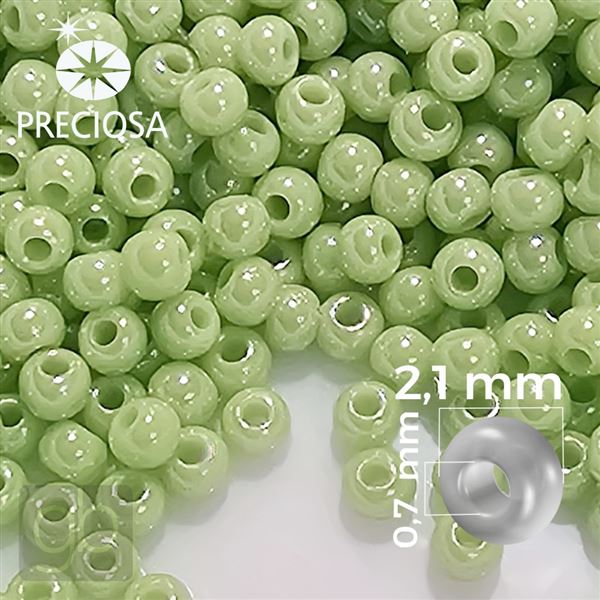 Preciosa Rocailles 11/0 2,1 mm Gr�n 53411 50 g