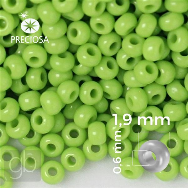 Preciosa Rocailles 12/0 1,9 mm Grn 53310 20 g