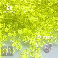 Preciosa Rocailles 12/0 1,9 mm Gelb NEON 50 g