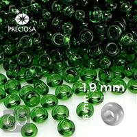Preciosa Rocailles 12/0 1,9 mm Grün 50060 20 g