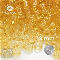 Preciosa Rocailles 12/0 1,9 mm Gelb 10020 20 g