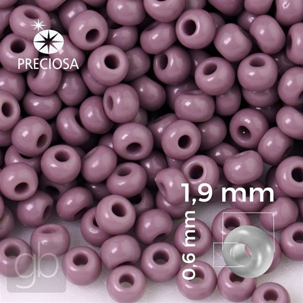Preciosa Rocailles 12/0 1,9 mm Lila 23020 20 g