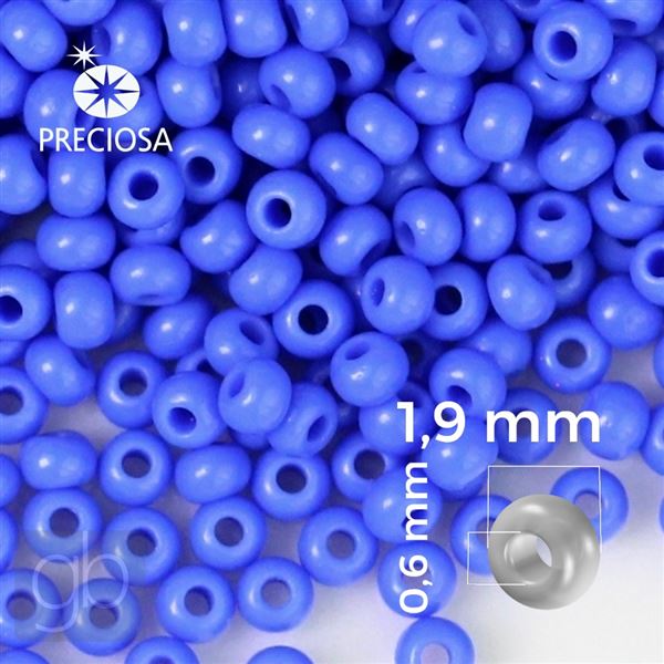 Preciosa Rocailles 12/0 1,9 mm Blau 33040 20 g