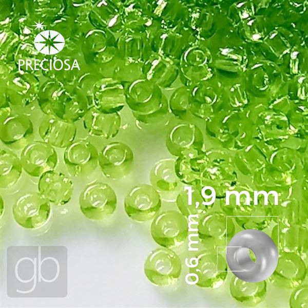 Preciosa Rocailles 12/0 1,9 mm Grn 50220 20 g