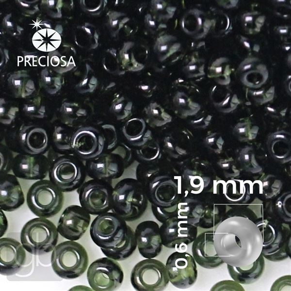 Preciosa Rocailles 12/0 1,9 mm Gr�n 50290 20 g
