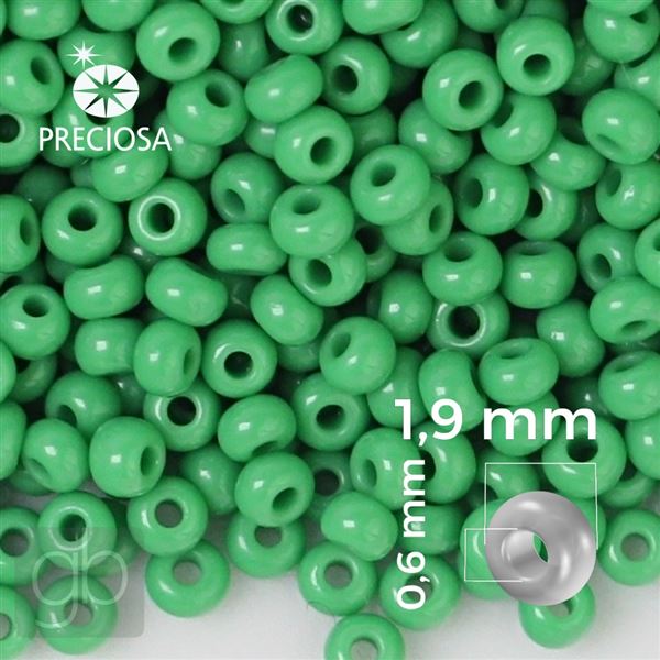 Preciosa Rocailles 12/0 1,9 mm Grn 53250 20 g