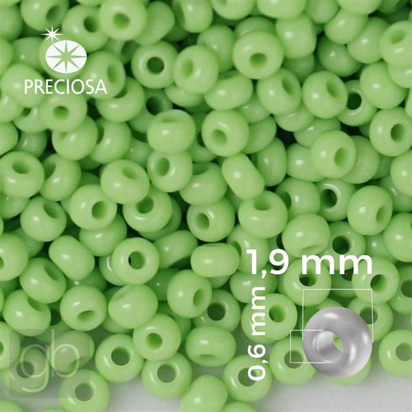 Preciosa Rocailles 12/0 1,9 mm Grn 53410 20 g