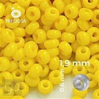 Preciosa Rocailles 12/0 1,9 mm Gelb 83110 20 g