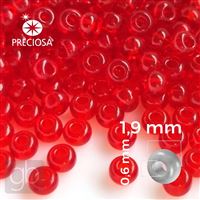 Preciosa Rocailles 12/0 1,9 mm Rot 90070 20 g