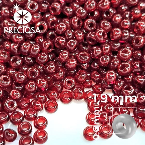 Preciosa Rocailles 12/0 1,9 mm Rot 90120 20 g